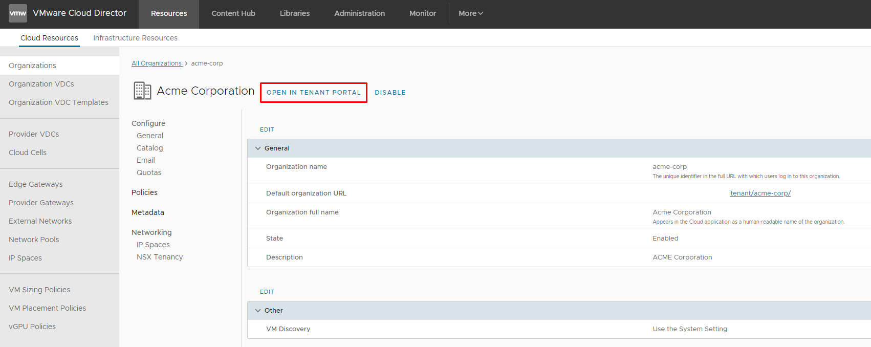 VMware Cloud Director OIDC / Import Users and Groups from Workspace One Access (Identity Manager)